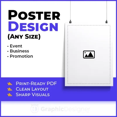 Poster Design (Any Size)